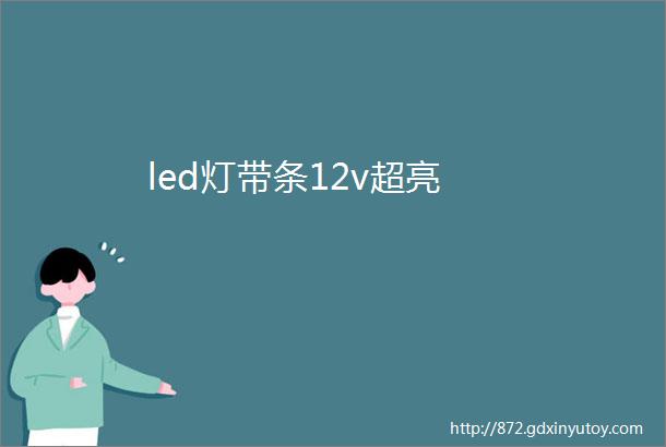 led灯带条12v超亮